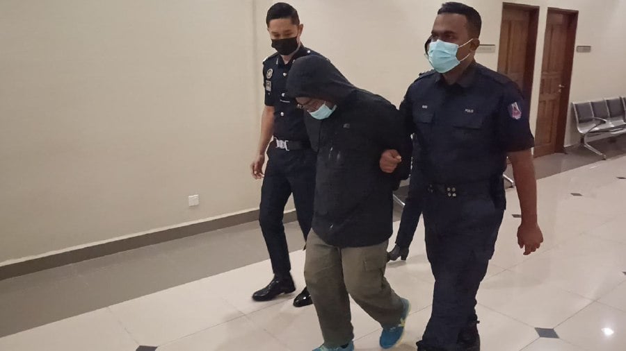 The accused Mohd Sidek Saleh, 32, who is a person with a disability (OKU) pleaded not guilty after the charge was read to him by the court interpreter before judge Datuk Ahmad Zamzani Mohd Zain. - NSTP/Asrol Awang