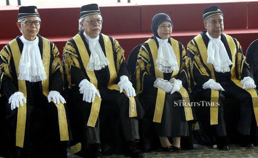 Chief Justice Tun Tengku Maimun Tuan Mat said the decision to withdraw criminal charges against certain high-profile individuals falls under the Attorney-General Chambers.- NSTP/MOHD FADLI HAMZAH