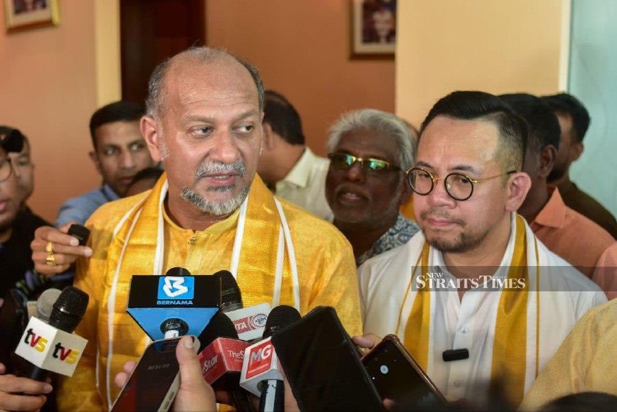 Digital Minister Gobind Singh Deo, representing the Madani government, said he had discussed the temple committee's requests with Prime Minister Datuk Seri Anwar Ibrahim.- NSTP/GENES GULITAH