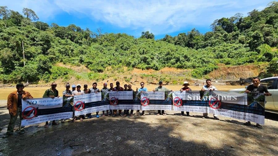 Last month, Abang Johari had said the communities along the three rivers in the Tutoh / Apoh had approved the proposal for the dams. - NSTP/Desmond Davidson
