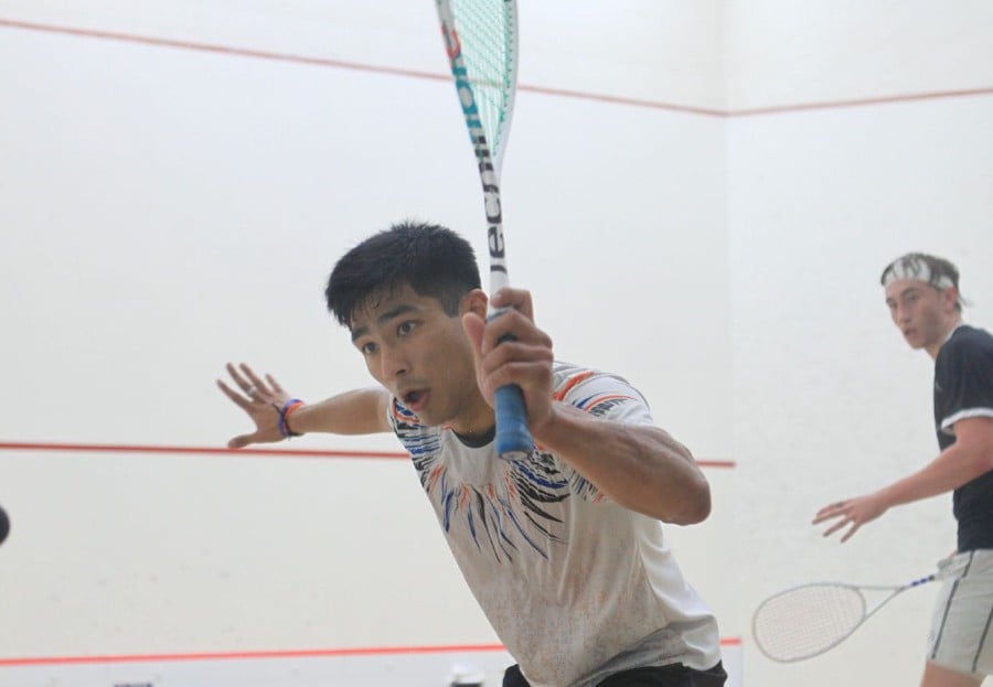 National No. 3 Sanjay Jeeva defeated Colombia’s Andres Herrera 11-6, 12-10, 11-7 to reach the RC Pro Series semi-finals in St. Louis, United States, yesterday. FILE PIC