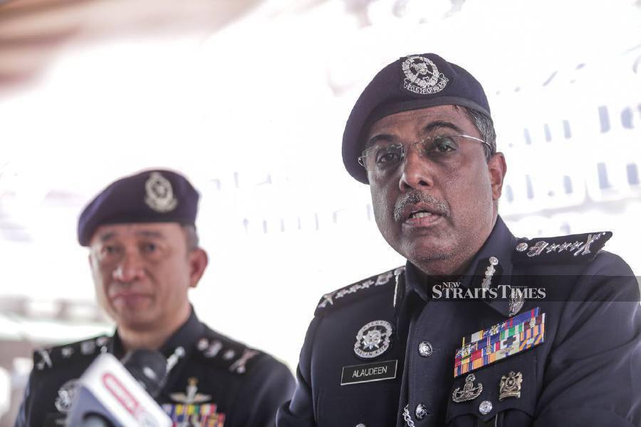 Kuala Lumpur police chief Datuk Allaudeen Abdul Majid said 42,408 crime items and cash amounting to RM24,106 were disposed of.- NSTP/HAZREEN MOHAMAD