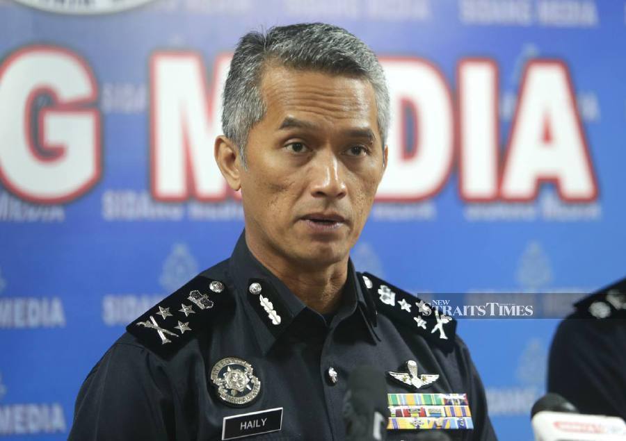 Federal Police Criminal Investigation Department director Datuk Seri Mohd Shuhaily Mohd Zain said a directive on this had been issued by the Inspector-General of Police (IGP) Tan Sri Razarudin Husain. - NSTP/MOHAMAD SHAHRIL BADRI SAALI