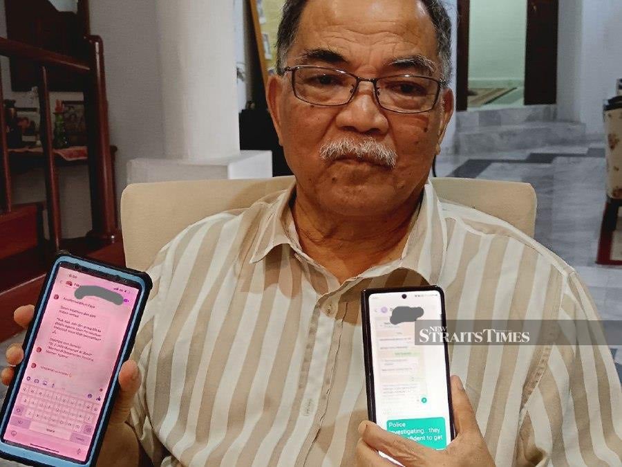 The former Indera Mahkota member of parliament said he had received calls and messages from people asking if he was fine and why he needed money on March 31.- NSTP/Asrol Awang