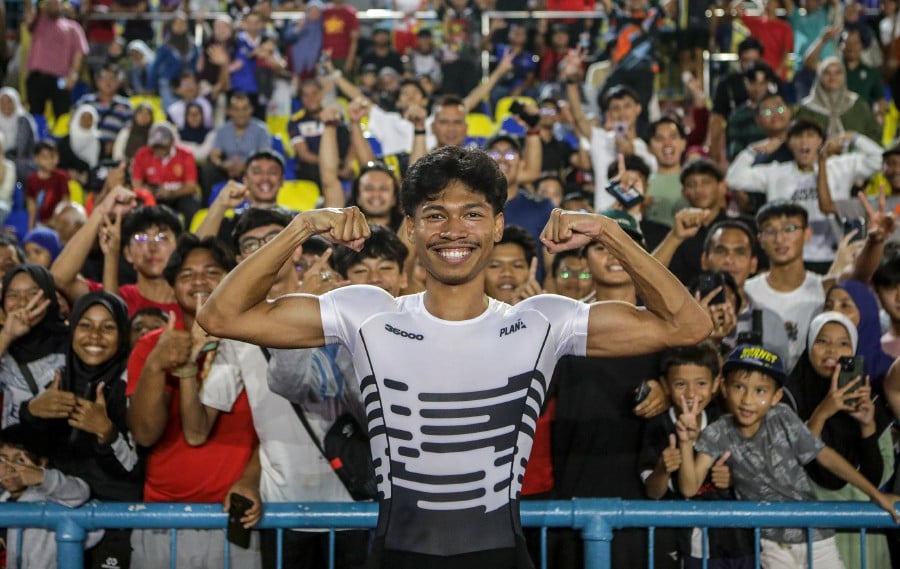 Malaysia’s fastest man, Azeem Fahmi, will be assisted by not one coach but two at this month’s Paris Olympics.