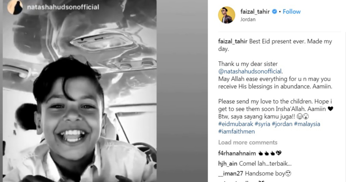 #Showbiz: Faizal Tahir's special message from Syrian boy 