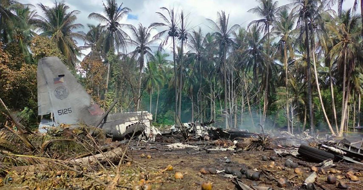 45 killed in Philippine military plane crash [Updated] | New Straits Times