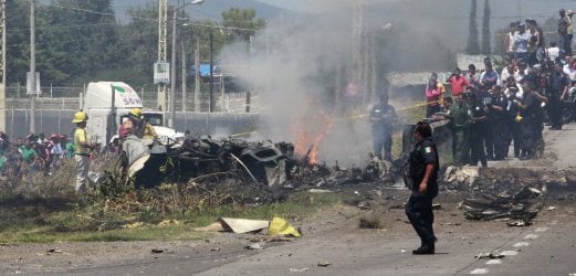 Image result for Mexico confirms 13 dead in luxury jet crash