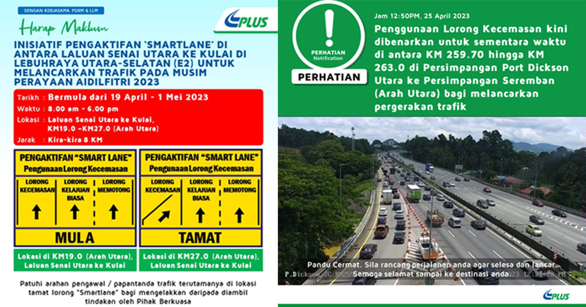 Extra Highway Lanes To Ease Labour-raya Weekend Traffic Surge 