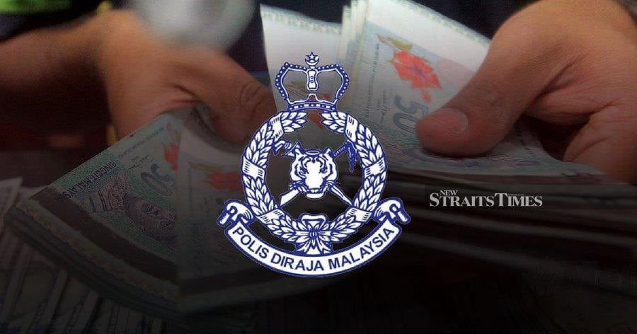 A woman suffered a loss of RM131,500 after being deceived by a scammer who impersonated a police officer from the Perak Police Contingent Headquarters (IPK).