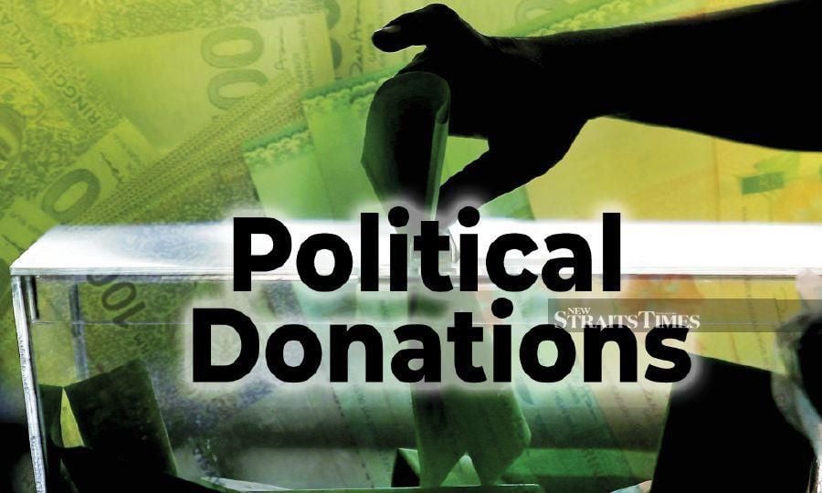Lately, “political donation” has been tossed about as the convenient go-to work-around means to purify and sanctify inexplicable stashes of cash. - NSTP file pic