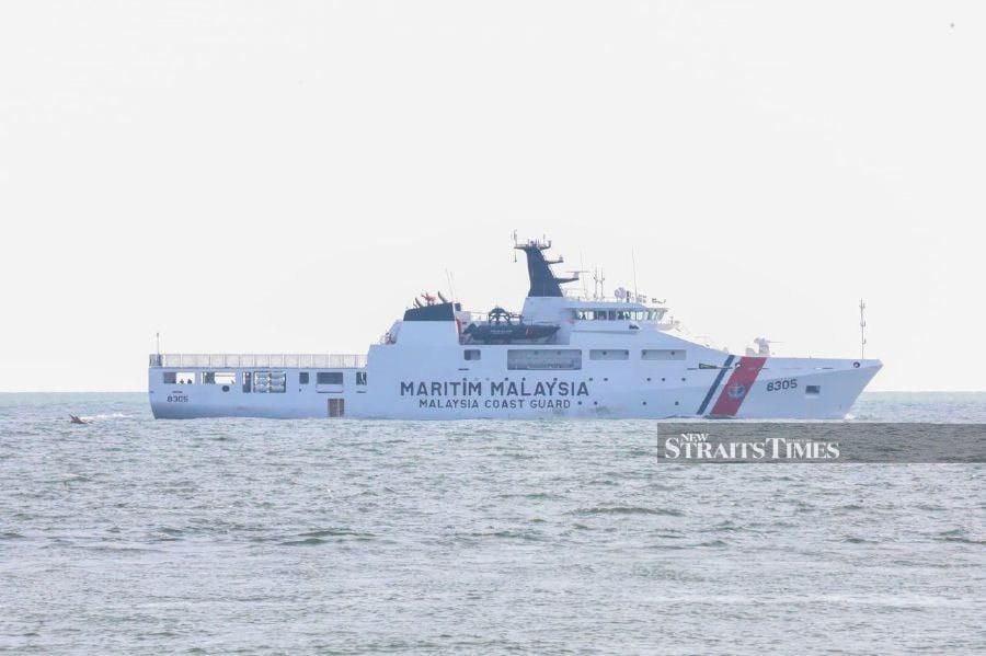 The first of three OPVs handing over ceremony will be held tomorrow at Limbungan Kapal THHE Fabricators Sdn Bhd in Pulau Indah Industrial Park in the morning. - Pic courtesy of MMEA