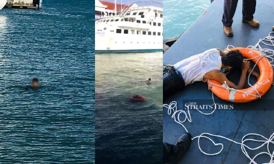 Man Stops Halfway In Attempt To Swim To Seberang Prai Nsttv