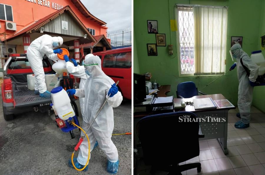 Prisons Department had adopted the standard operating procedures (SOP) set by the Health Ministry to treat, isolate and prevent the spread of the pandemic in every aspect of staff’s task assignments and the care of inmates nationwide. - NST photo.