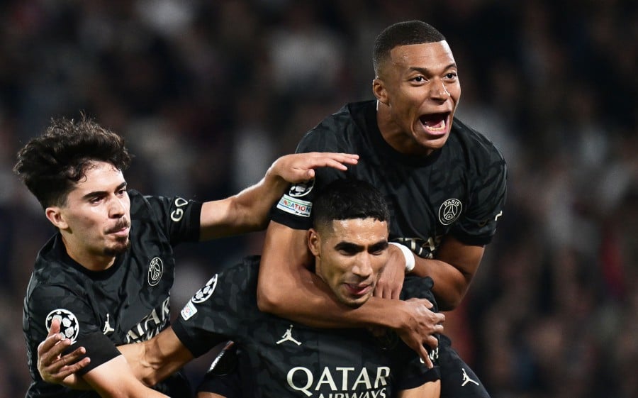 Mbappé and Hakimi score as PSG wins 2-0 against Dortmund in Champions  League 