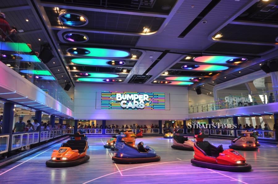  Adults and kids alike will love the bumper cars.