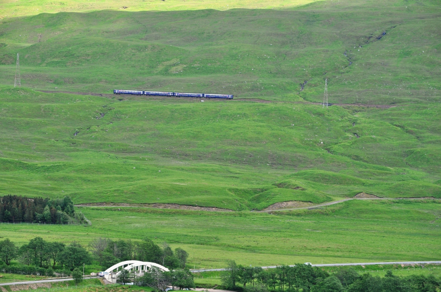 Trains run along the mountains, offering scenic rides across the Highlands. Pix by Zaaba Johar