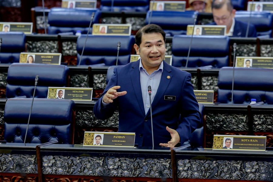 Economy Minister Rafizi Ramli says the National Economic Action Councill is set to discuss specific mechanisms to reduce the number of foreign workers gradually. Bernama pic