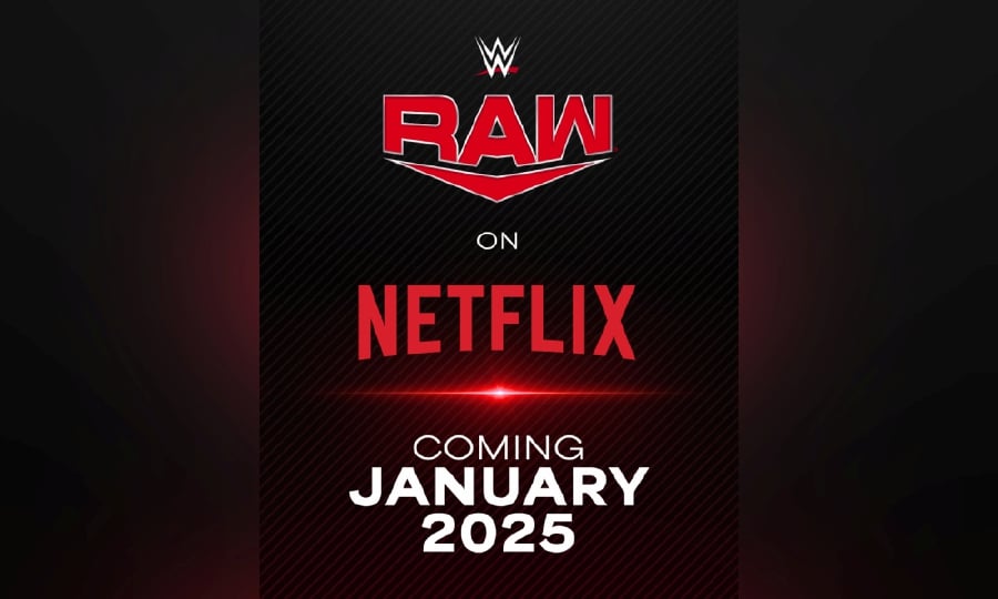 Beginning in the United States in 2025, Netflix will become the exclusive new home of “Raw”. - Pic credit Facebook WWE