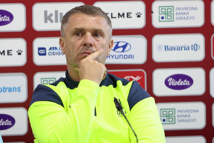 Ukranian coach Serhiy Rebrov. - REUTERS PIC