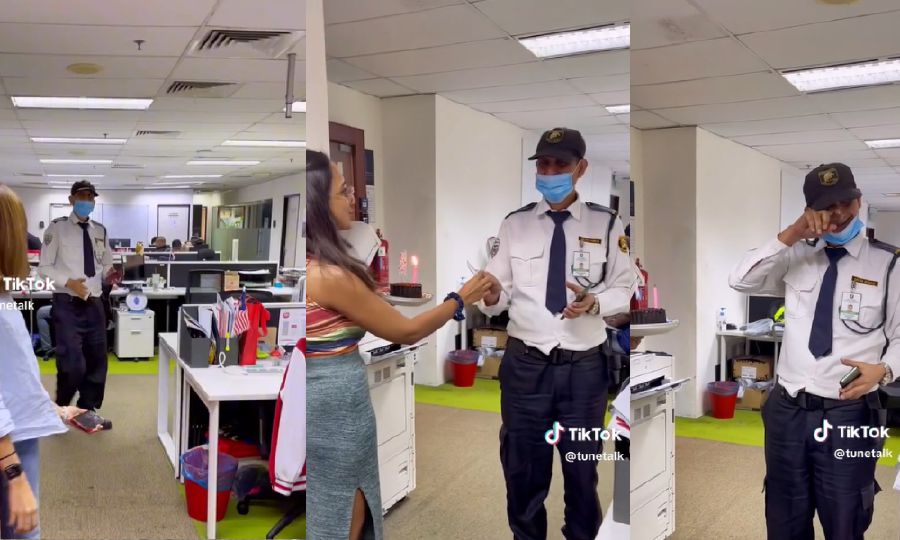 Video) Pavilion KL Security Guard Goes Viral For Holding Stylish