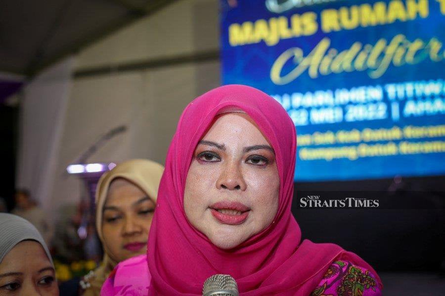 Women, Family and Community Development Minister Datuk Seri Rina Mohd Harun said the ministry welcomes any initiative that supports women’s welfare and wellbeing when commenting on menstrual leave. - NSTP file pic