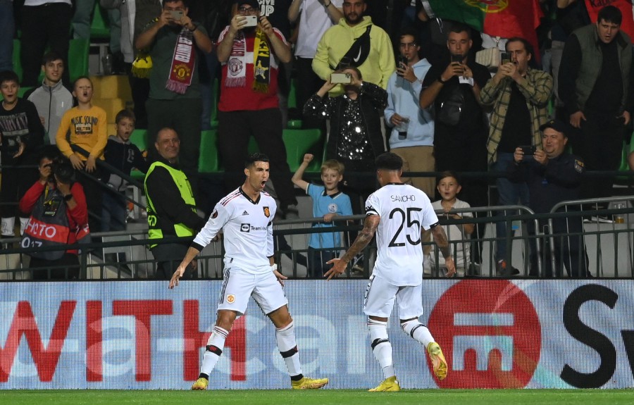 Man Utds Ronaldo Shoots Down Sheriff Roma Wins Lazio Trashed New Straits Times Malaysia