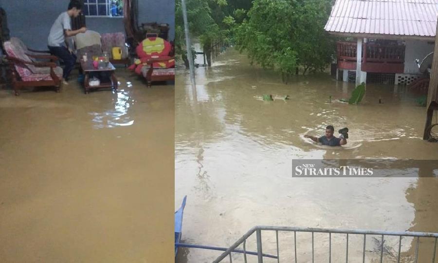 Several areas in Kota Belud were inundated with flood waters. - NSTP/RECQUEAL RAIMI