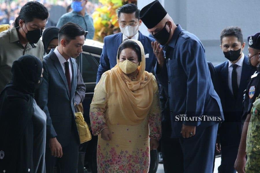Rosmah had, on Nov 15, 2018, pleaded not guilty in the Sessions Court here to two corruption charges. - NSTP/ASYRAF HAMZAH