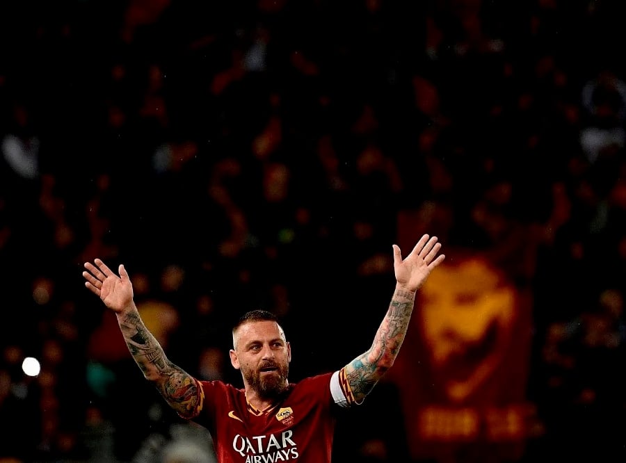 Daniele De Rossi has been appointed as AS Roma new coach. - REUTERS PIC