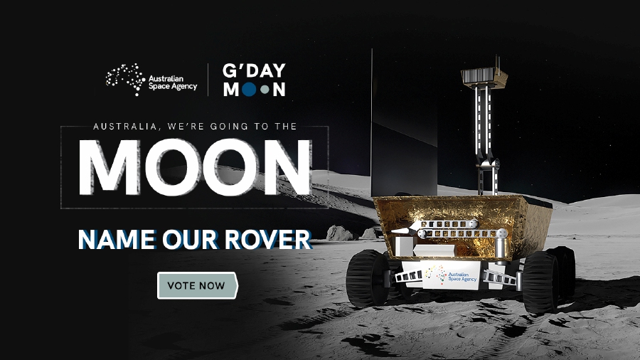 Australians began voting Monday on a name for the country’s first home-made Moon rover, with a shortlist including “Mateship“, “Roo-ver” and “Kakirra” – an Indigenous word for the Earth’s satellite. - Pic credit X/Australian Space Agency 