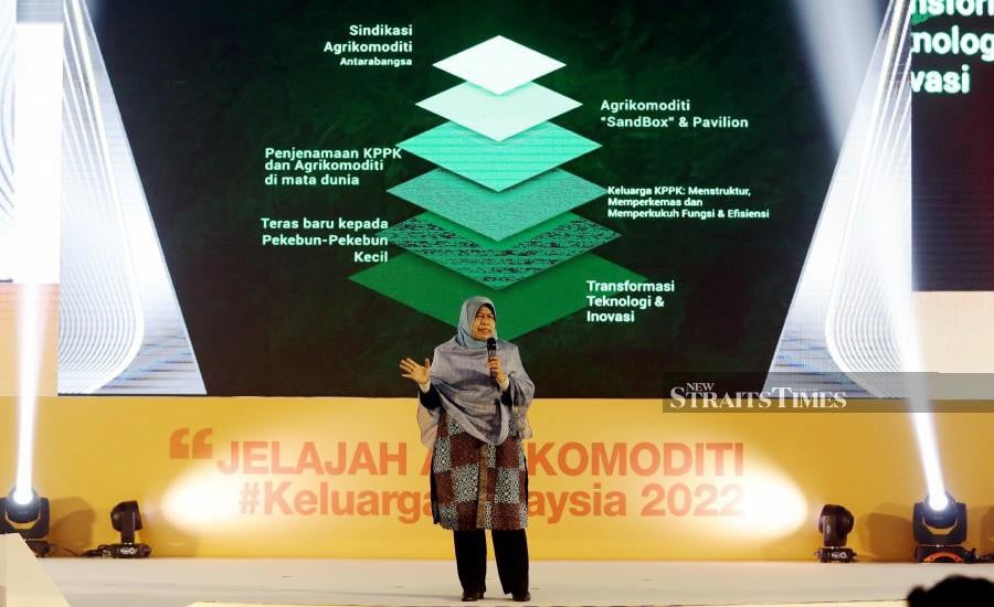 Plantation Industries and Commodities Minister Datuk Zuraida Kamaruddin. - NSTP file pic 
