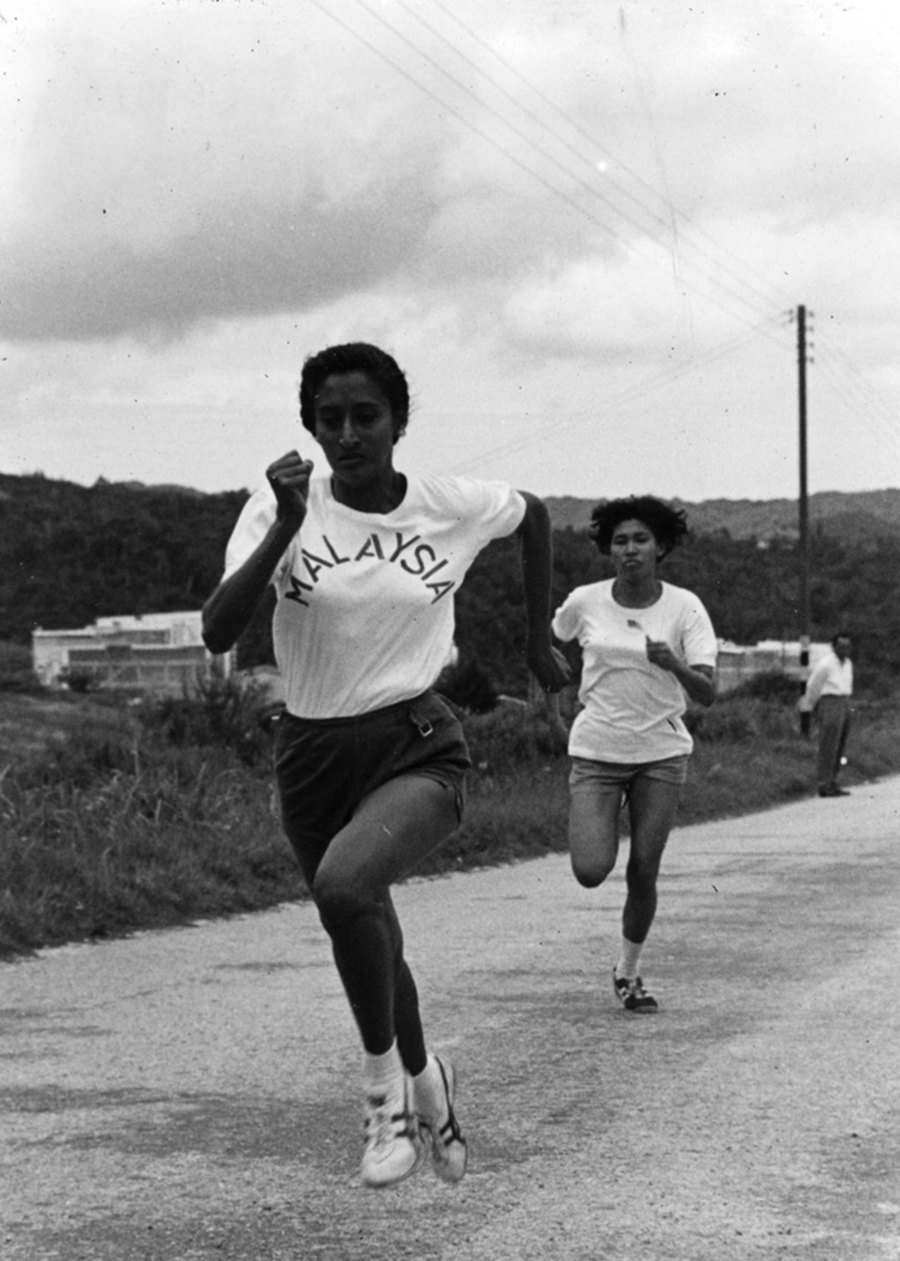 Even when she started her teacher training course, M. Rajamani trained after school hours. The fraternity of Malaysian athletes of that time were a strong, family unit. 