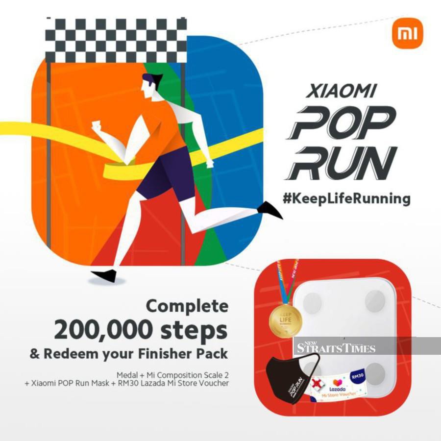 This annual global run event will take place virtually and is open to all Xiaomi fans in Malaysia to participate from now until Aug 24.
