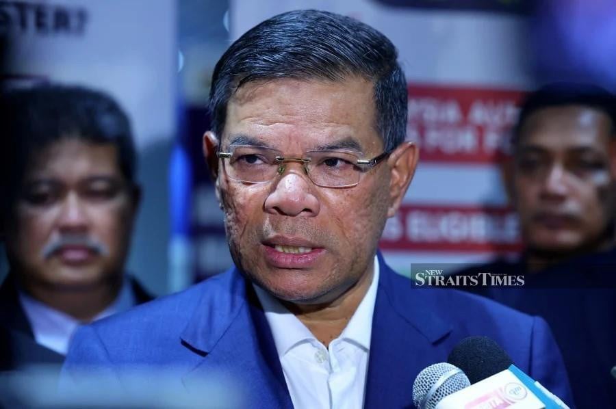  Home Minister Datuk Seri Saifuddin said the ministry, via the Prisons Department is committed to implementing various efforts to address overcrowding issues in prisons, particularly through community rehabilitation programmes. - FIle pic