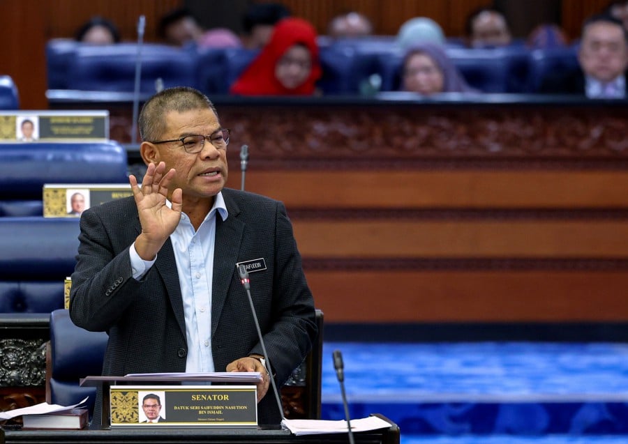 Home Minister Datuk Seri Saifuddin Nasution Ismail says the amendments to citizenship laws proposed by the government was to prevent abuse by foreigners. Bernama pic
