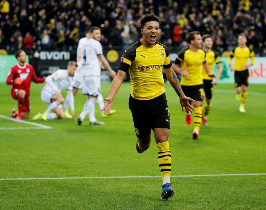 Dortmund's English teen Sancho relishing homecoming | New ...