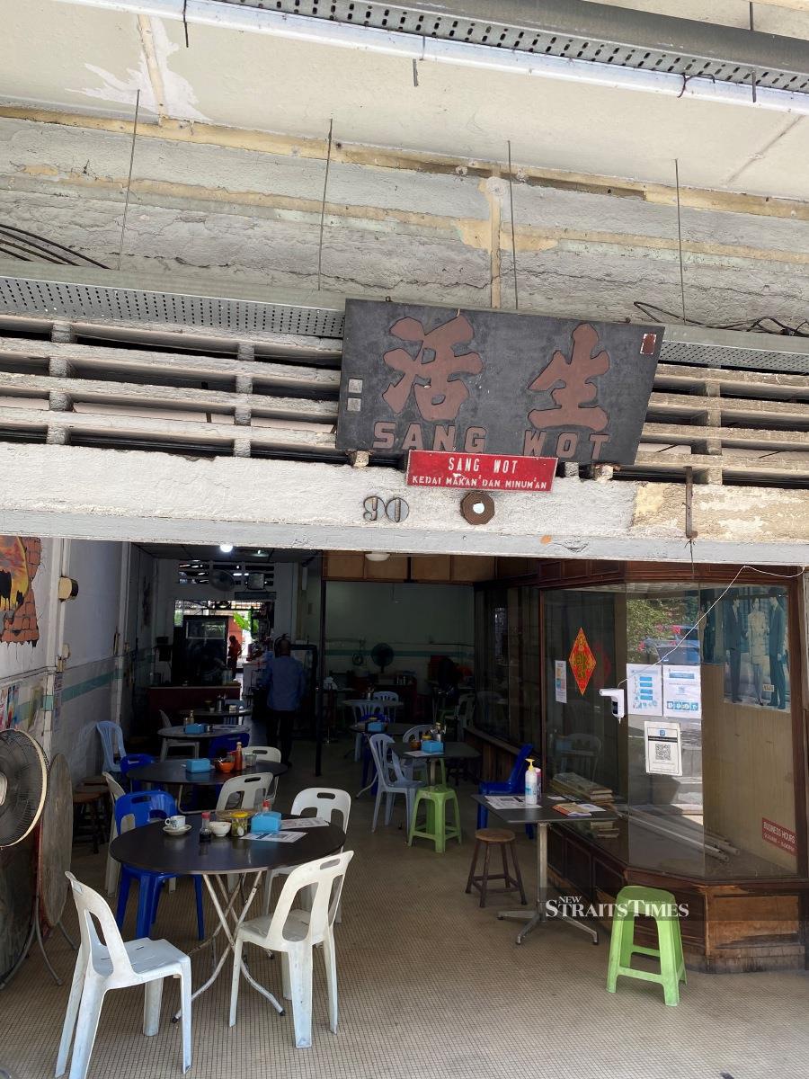 Sang Wot Coffee Shop as seen from Jalan Bangsar.