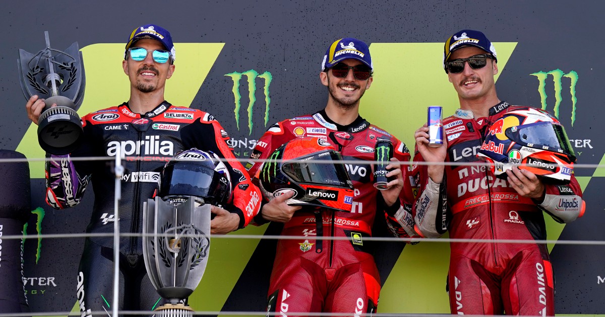 Bagnaia wins British MotoGP after pole-sitter Zarco crashes | New ...