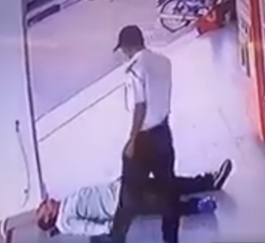 WATCH: Security guard punches, stomps on disabled man at Kelantan ...