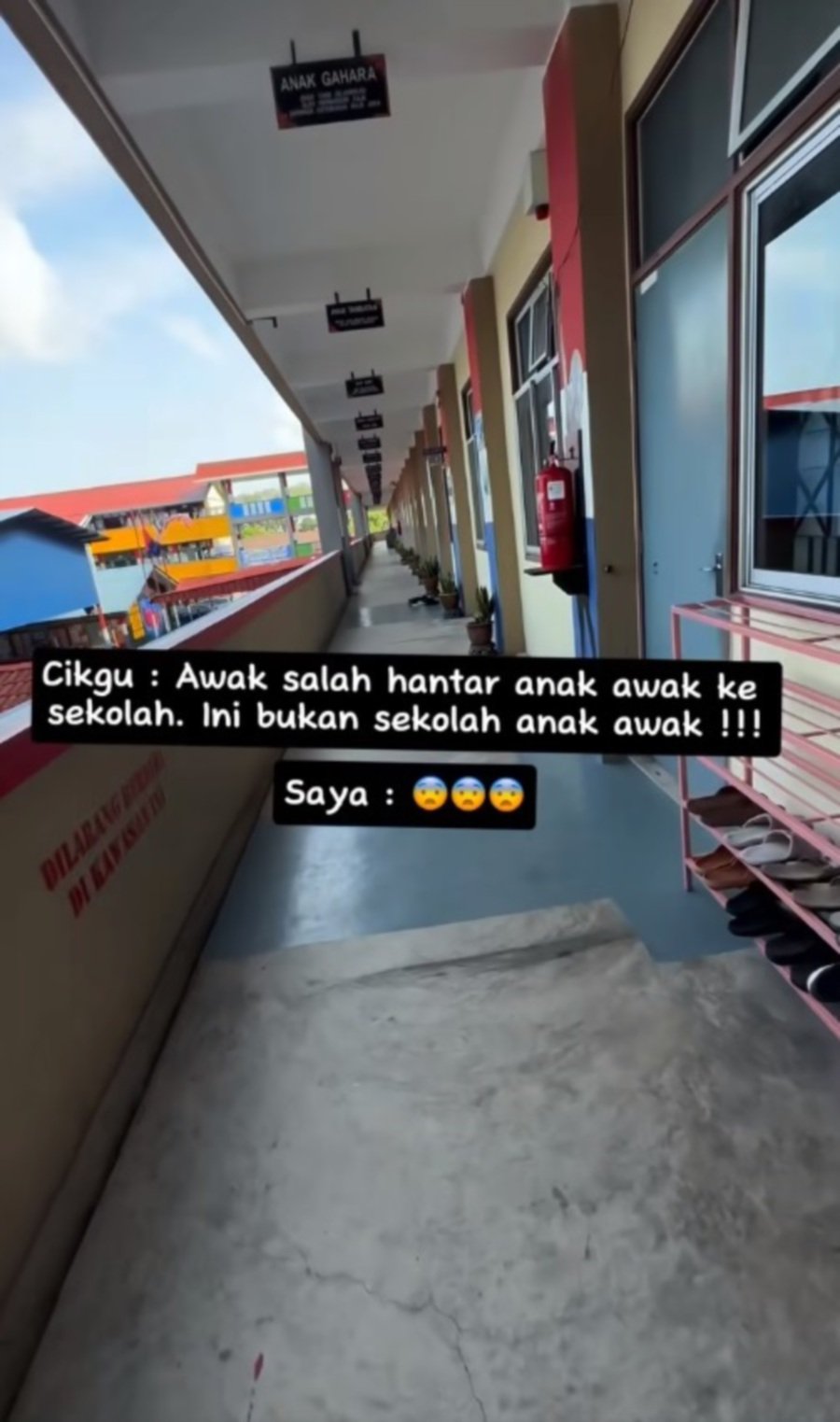 Comedian, Shahrol Azizie Azmi, better known as Shahrol Shiro, posted a video about his blunder on social media. - Screenshot from social media 