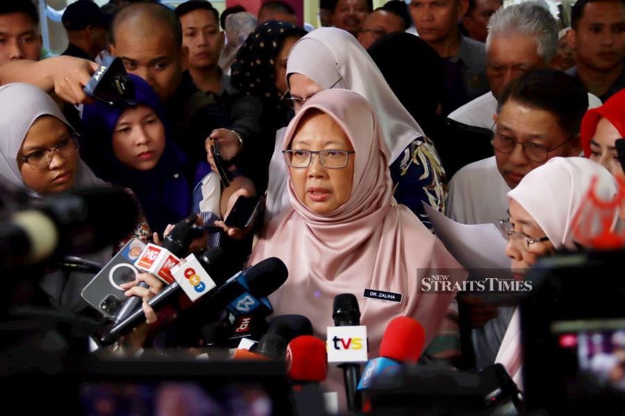 Minister in the Prime Minister’s Department (Federal Territories) Dr Zaliha Mustafa (pic) affirmed this commitment in a post on Facebook following a discussion with Transport Minister Anthony Loke on Wednesday. - NSTP/AIMAN DANIAL