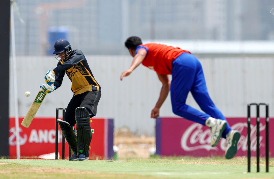 Powered by Indian and Pakistani players, Cambodia turned the tables on defending champions, winning by 49 runs at the AZ Group Cricket Oval. - Bernama pic