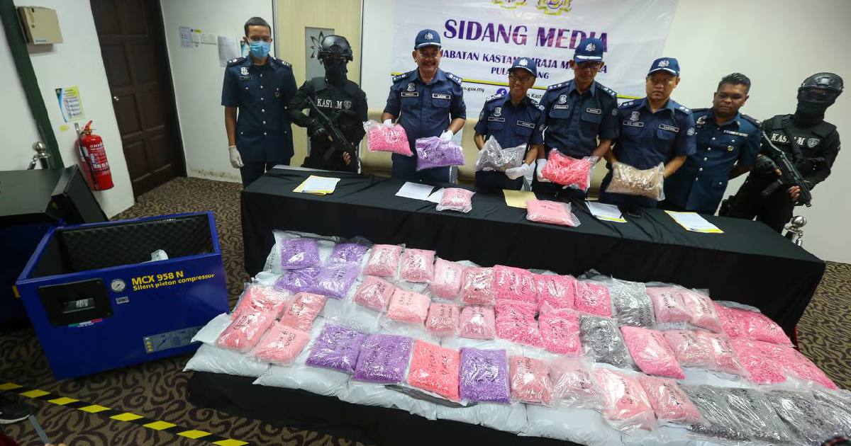 MDMA pills worth RM78mil seized by Customs [Updated] | New Straits Times