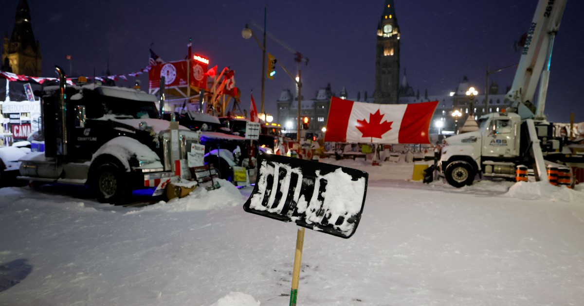 Canada's parliament cancels session as police set to clear protests