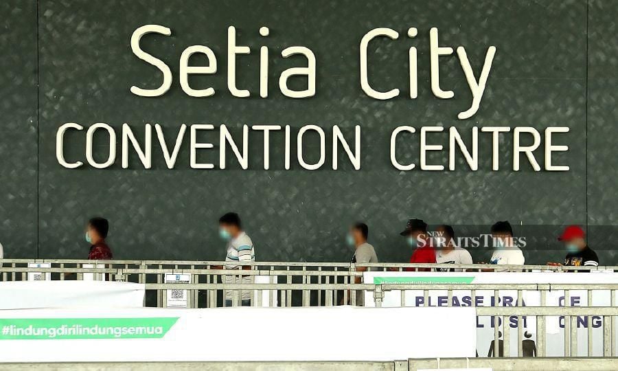 Setia city convention centre vaccine type