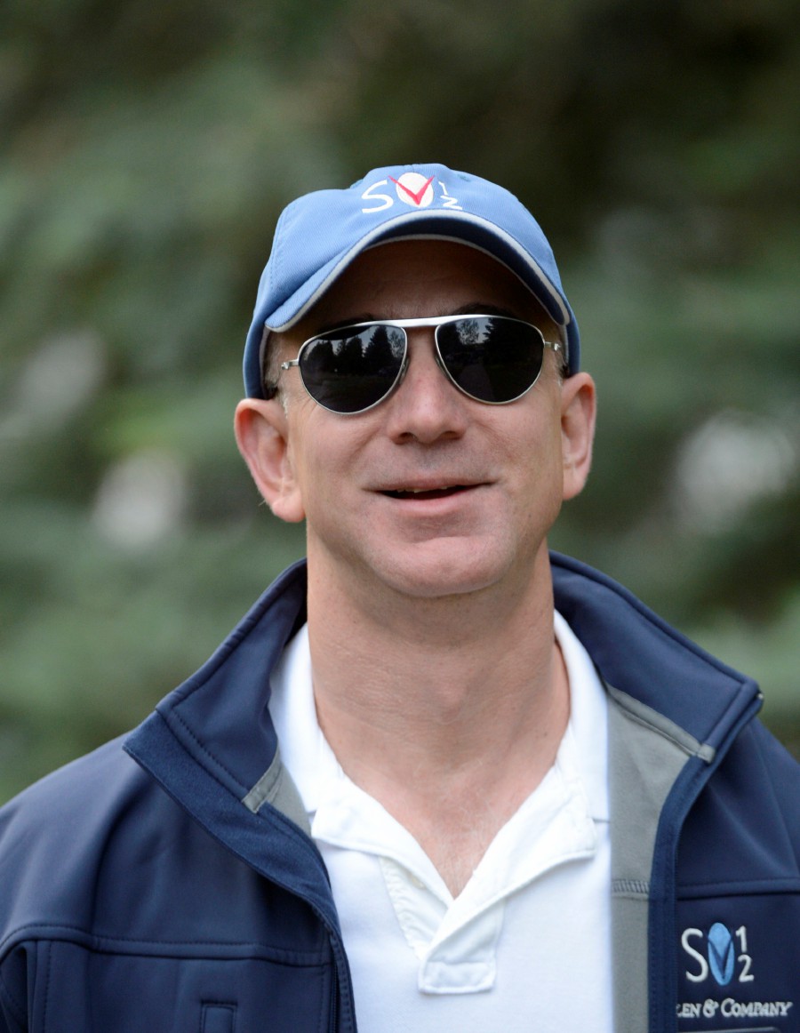 (FILES) Jeff Bezos, founder, president, chief executive officer (CEO), and chairman of the board of Amazon.com. - EPA