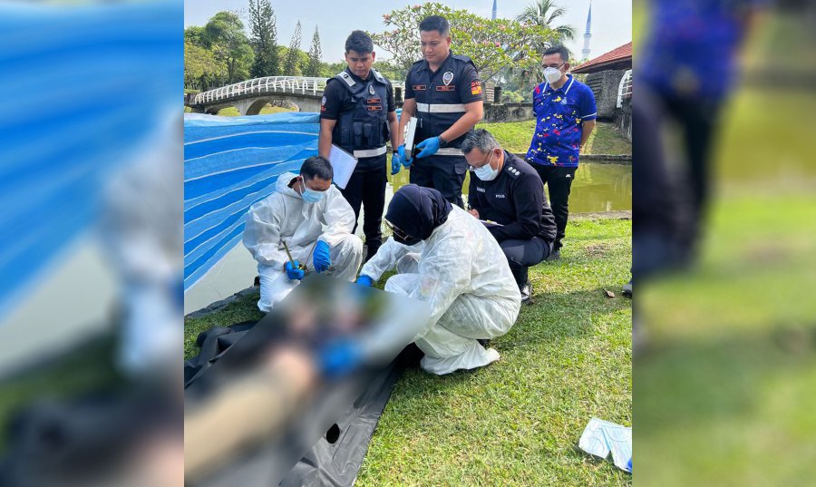 District police chief Assistant Commissioner Mohd Iqbal Ibrahim said police were alerted to the discovery at the Seksyen 14 recreational park at 8.19am by a member of the public.- Pic courtesy PDRM