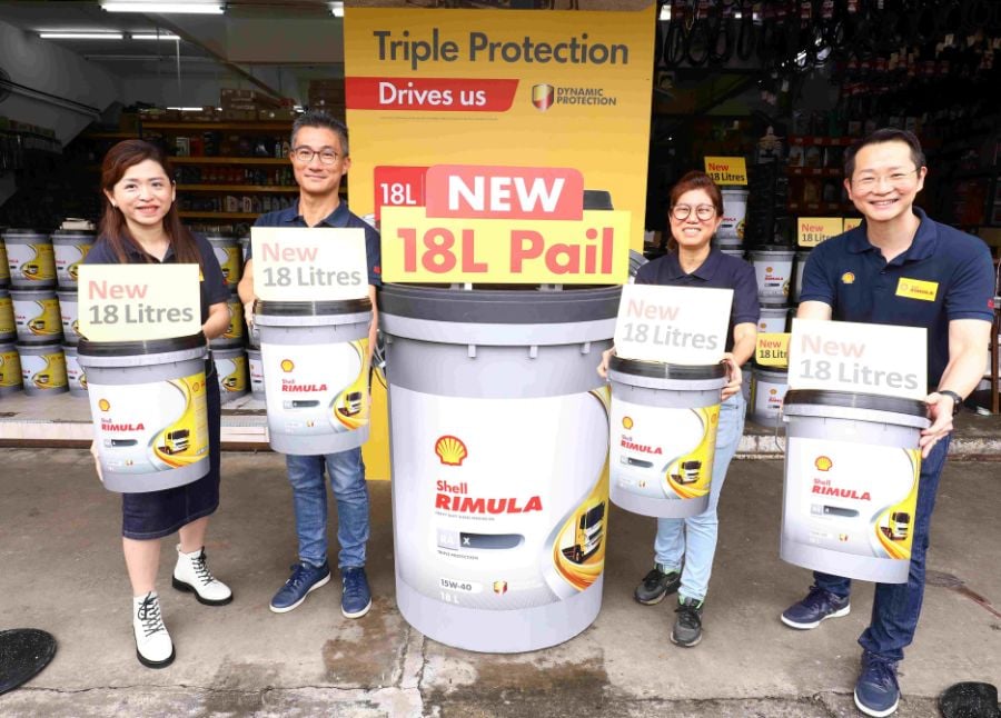 Truck drivers and heavy equipment operators now have five different engine oil sizes to choose from. - File pic credit (Shell)