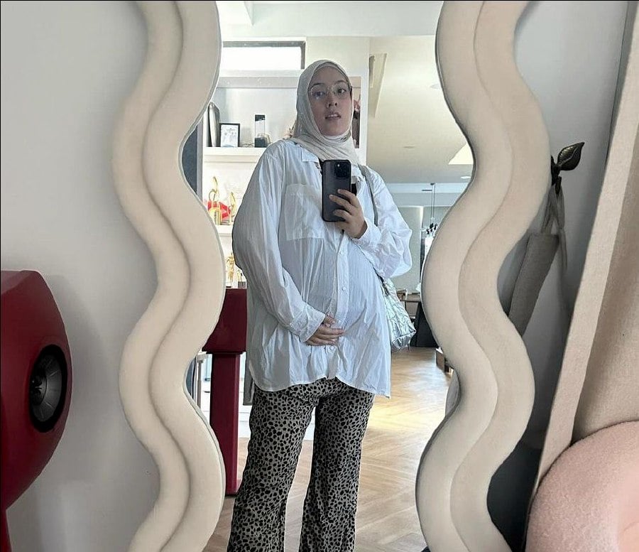 Shila is simultaneously excited and nervous to welcome her second child. Instagram/shahilaamzah